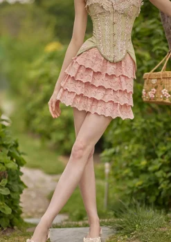 Cheese Mille Crepe Pantskirt