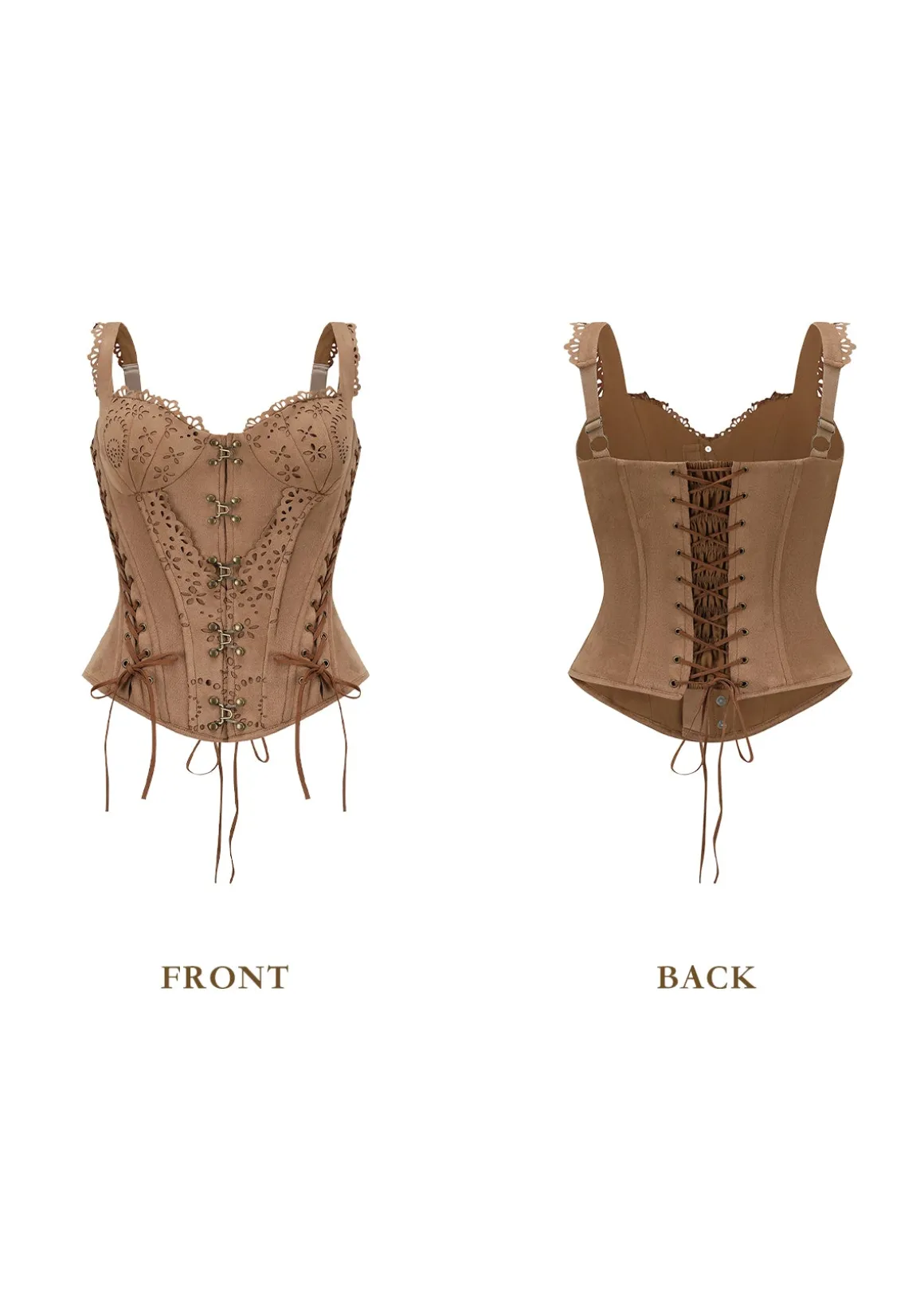 Chocolina Suede Corset