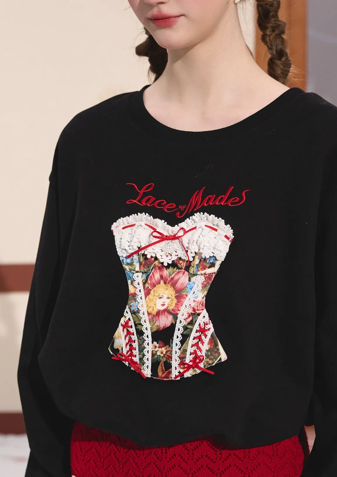 Curve & Plus Berry Brownie Hoodie