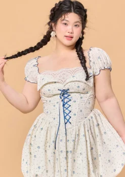 Curve & Plus Blueberry Jam Jar Dress