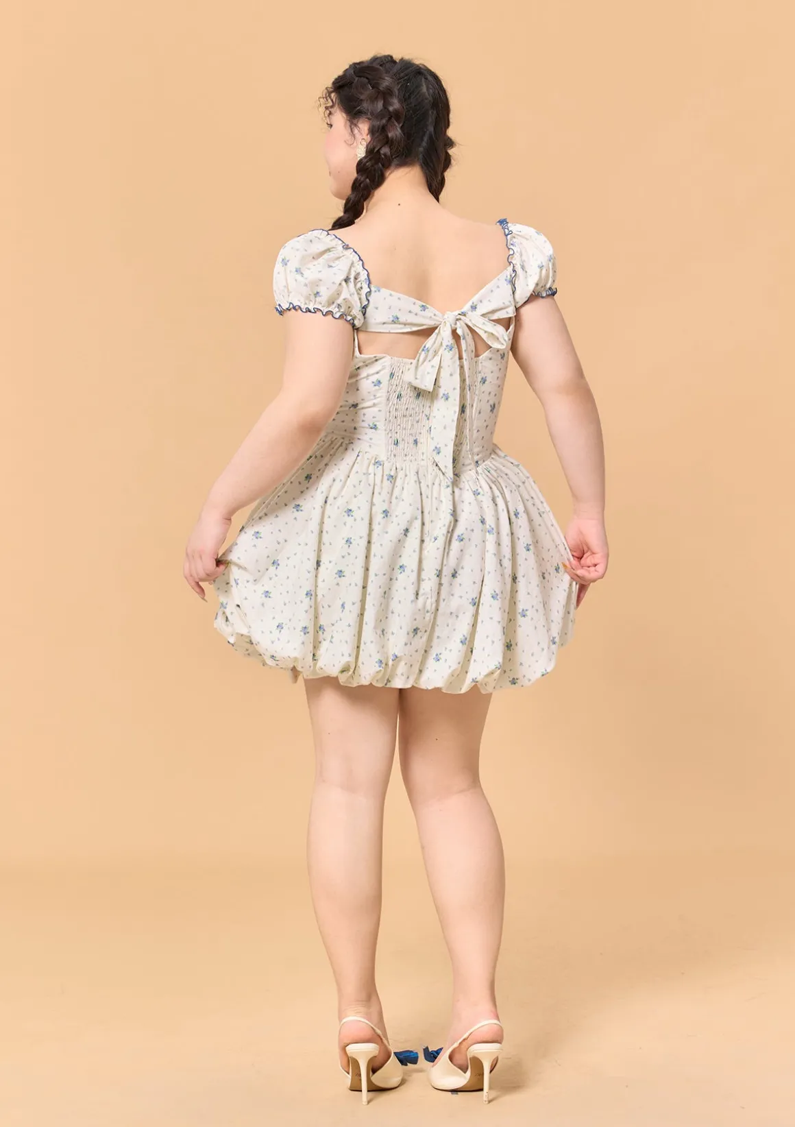 Curve & Plus Blueberry Jam Jar Dress
