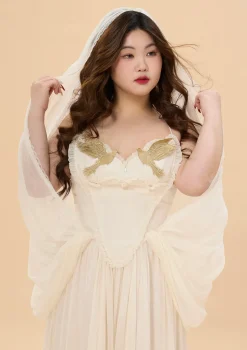 Curve & Plus "Date With An Angel"Corset Dress