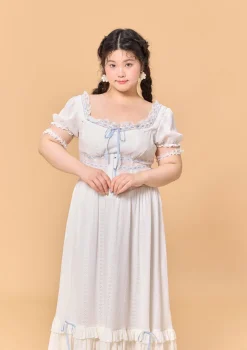 Curve & Plus Dear White Pages Dress