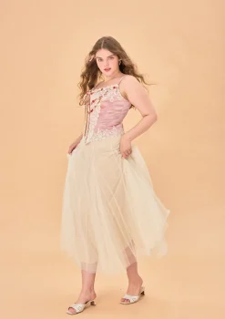 Curve & Plus Flower Fairy Corset
