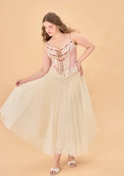 Curve & Plus Flower Fairy Corset