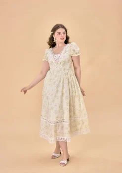 Curve & Plus Garden Tea Party Corset Dress