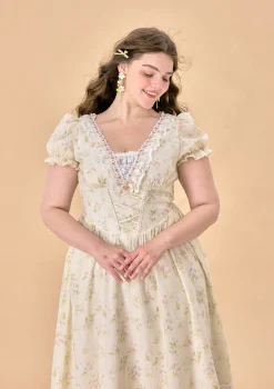 Curve & Plus Garden Tea Party Corset Dress