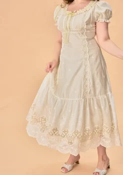 Curve & Plus Green Grapes Dress