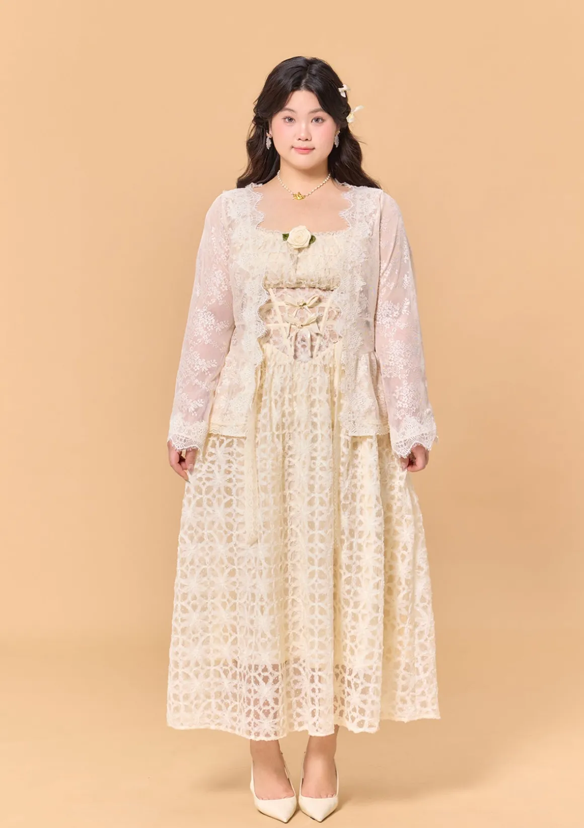 Curve & Plus Holiday in Pattaya Cardigan