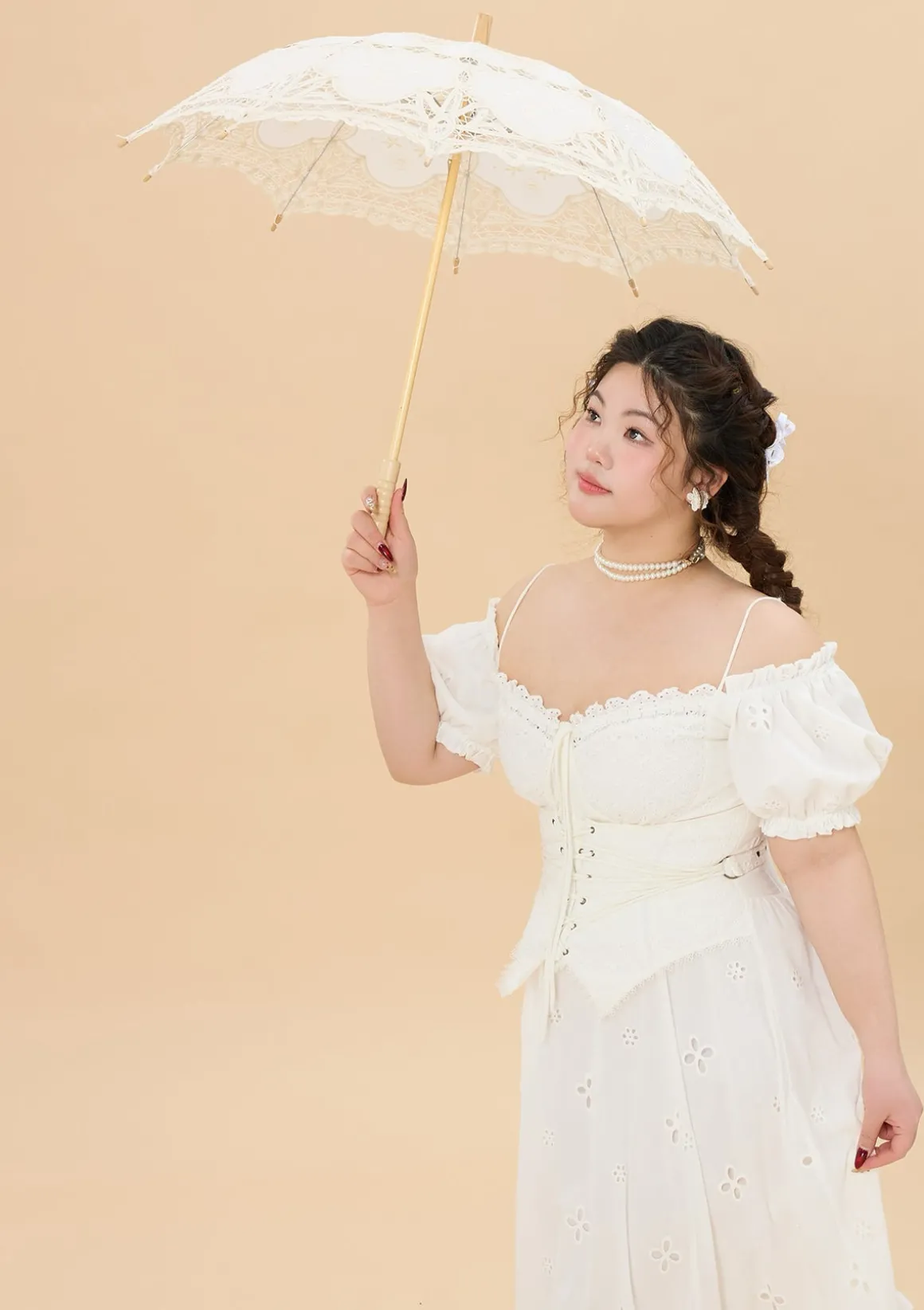 Curve & Plus "I Flipped" Corset Dress