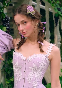 Curve & Plus Ice Grape Corset