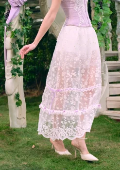 Curve & Plus Ice Grape Skirt
