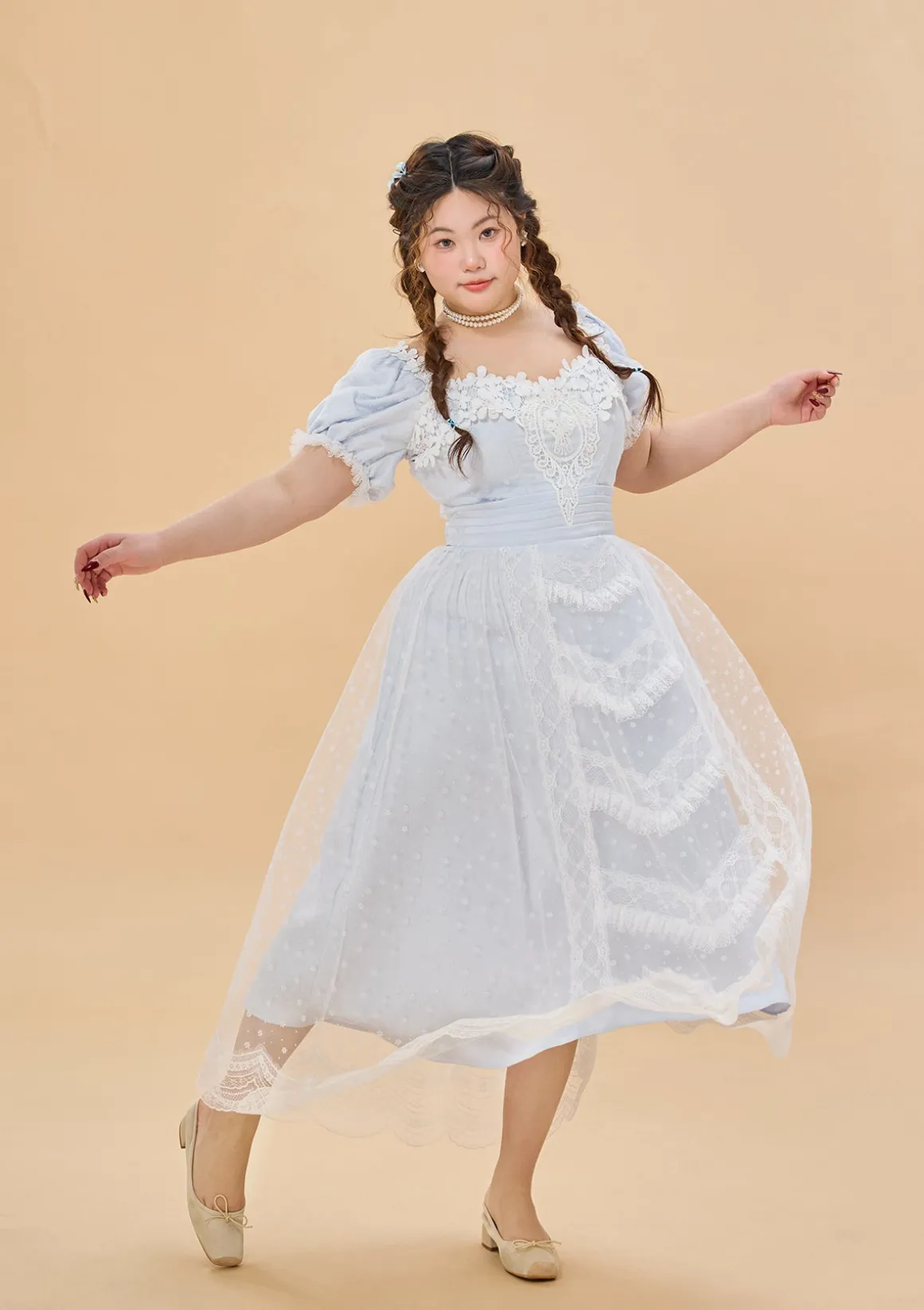Curve & Plus "Island Paradise" Corset Dress
