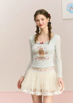 Curve & Plus Little Berry Chef Bottom Shirt