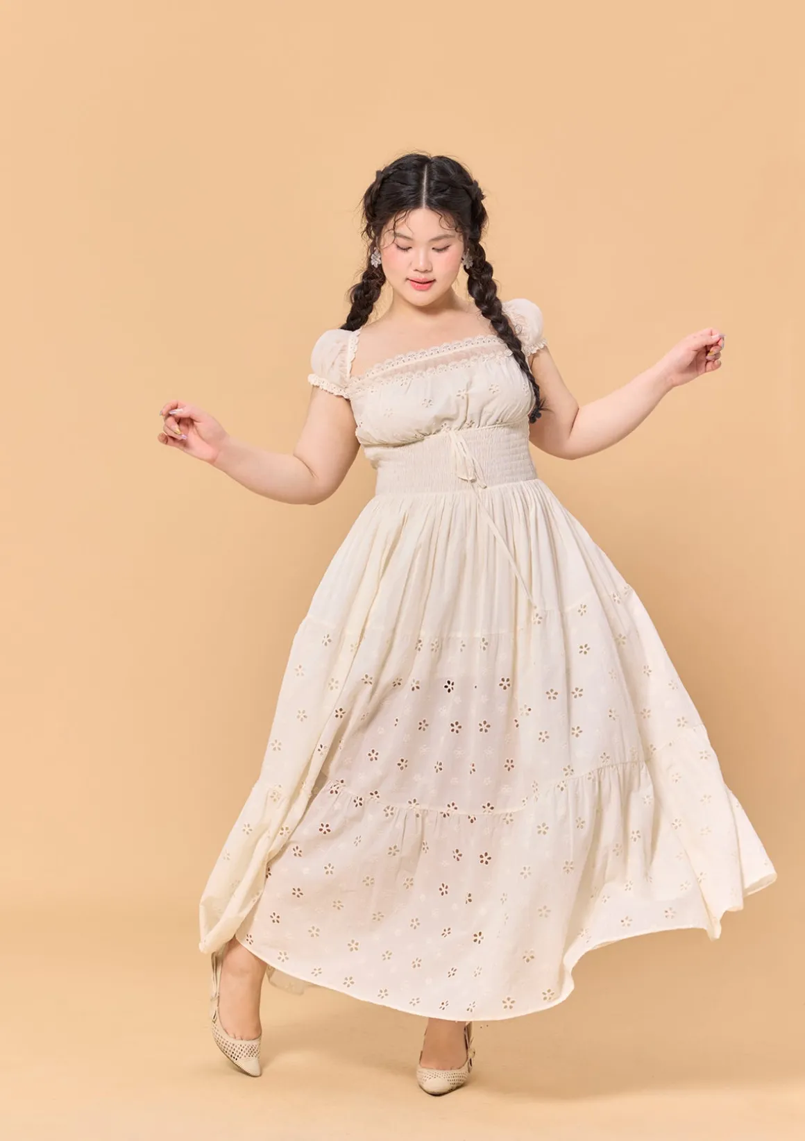 Curve & Plus Little White Rabbit Dress