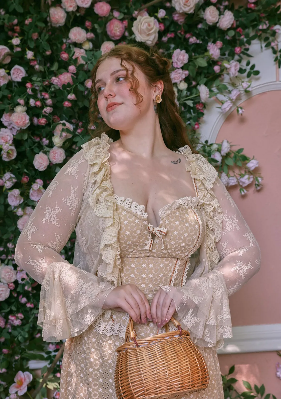 Curve & Plus Miss Cinnamon Corset Dress