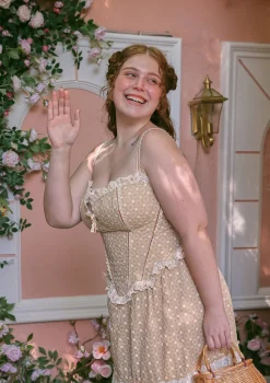 Curve & Plus Miss Cinnamon Corset Dress