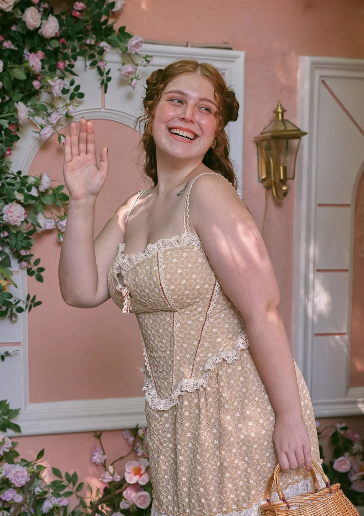 Curve & Plus Miss Cinnamon Corset Dress