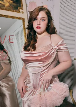 Curve & Plus Muse Baroque Corset Dress