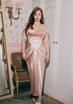 Curve & Plus Muse Baroque Corset Dress