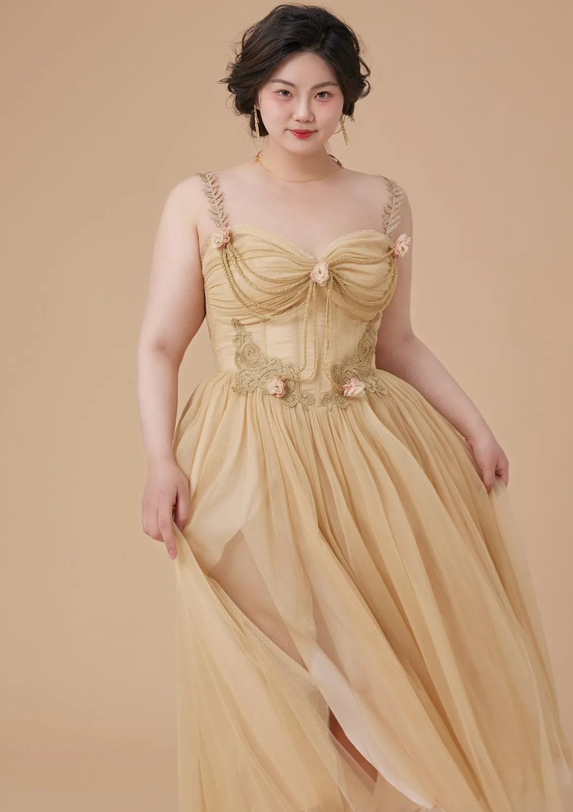 Curve & Plus Nile Rose Corset Dress