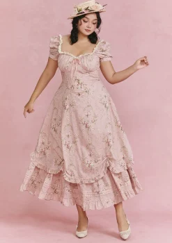 Curve & Plus Rosa Rubus Story Corset Dress
