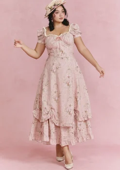 Curve & Plus Rosa Rubus Story Corset Dress