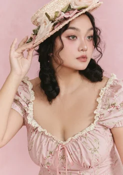Curve & Plus Rosa Rubus Story Corset Dress