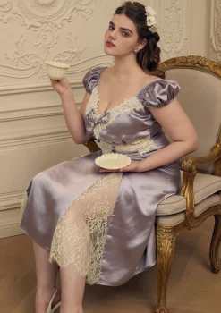 Curve & Plus Rosace Lavande Dress