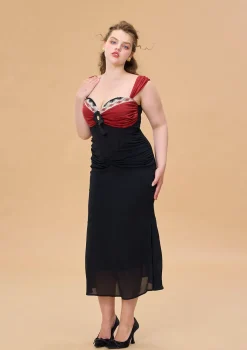 Curve & Plus Shaking the Wine Glass Corset Dress