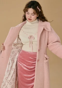 Curve & Plus Strawberry Senior Alumnael Coat