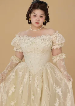 Curve & Plus The Tear of Blossom and Candle Corset Dress