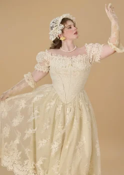 Curve & Plus The Tear of Blossom and Candle Corset Dress