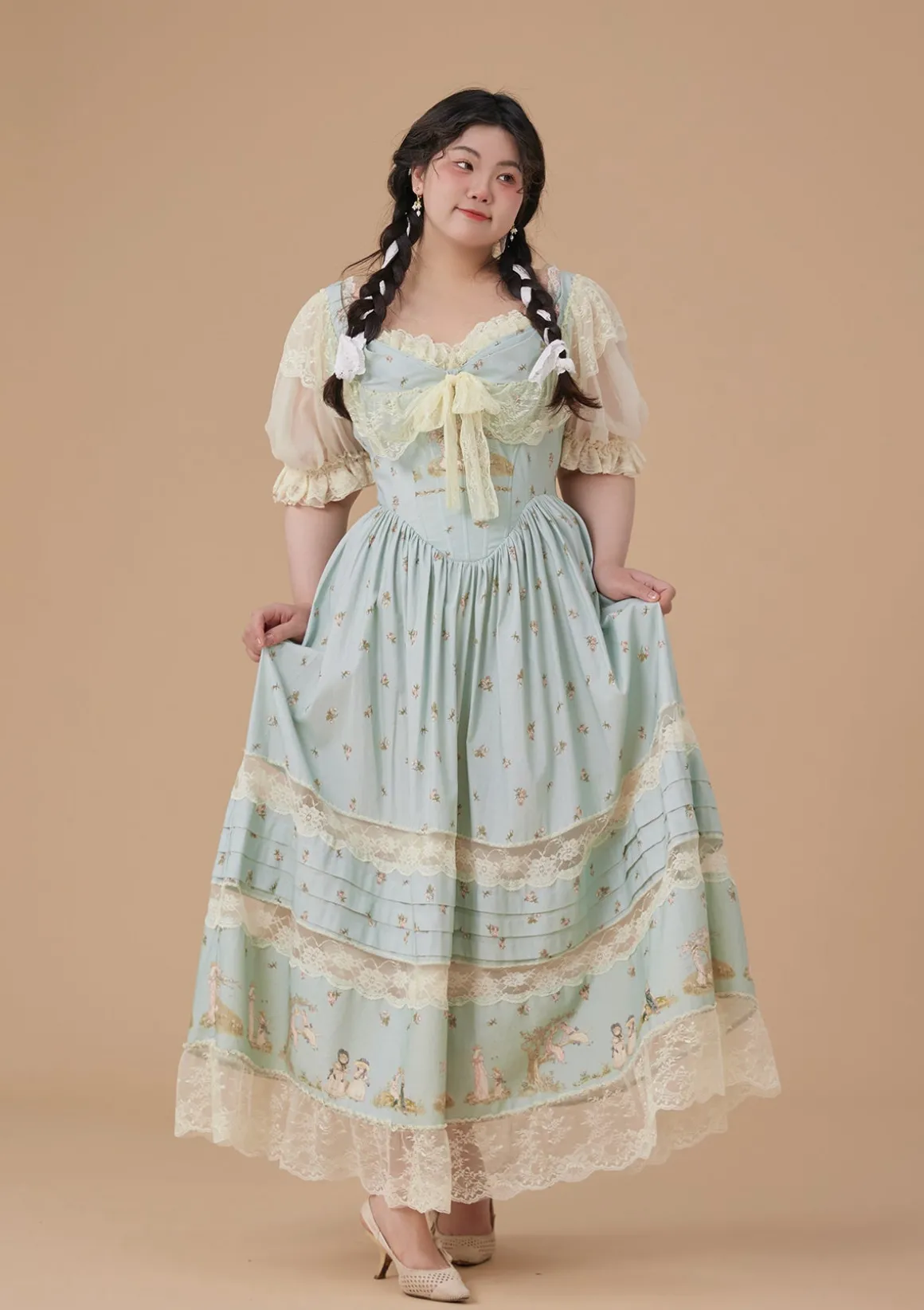 Curve & Plus Woodland Fairy Dress