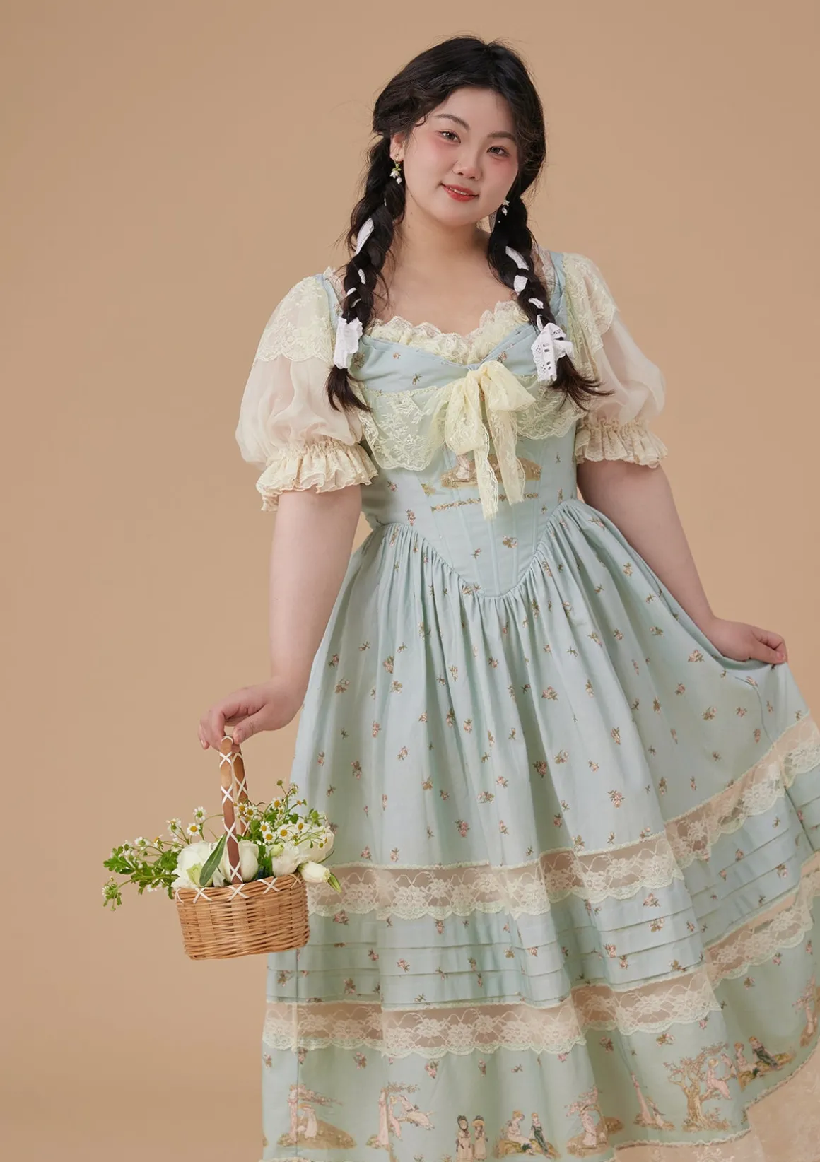 Curve & Plus Woodland Fairy Dress