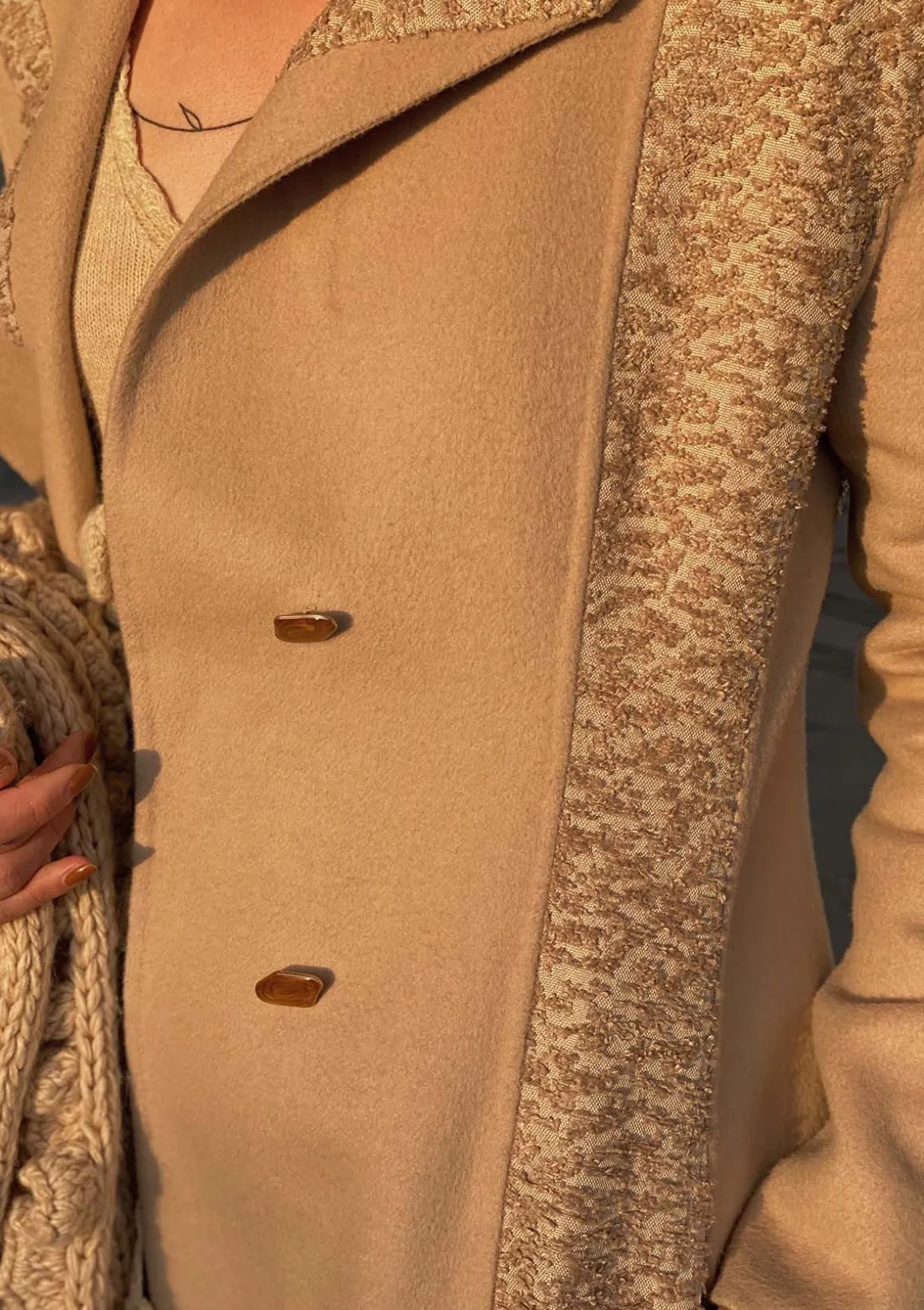 Double breasted coat