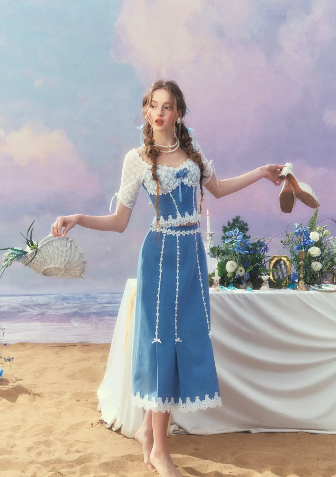 Dream Blue Coast Corset