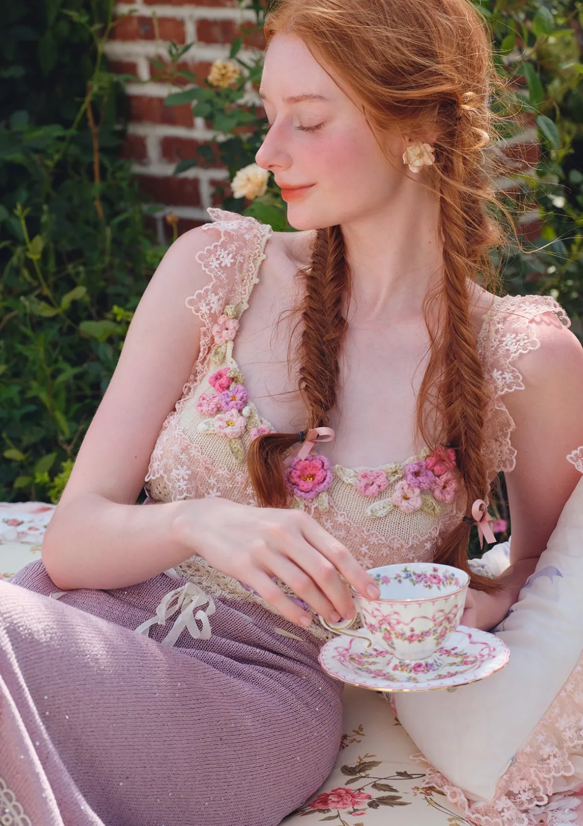 Floral Beauty Banquet Knit Dress