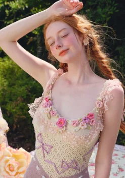 Floral Beauty Banquet Knit Dress
