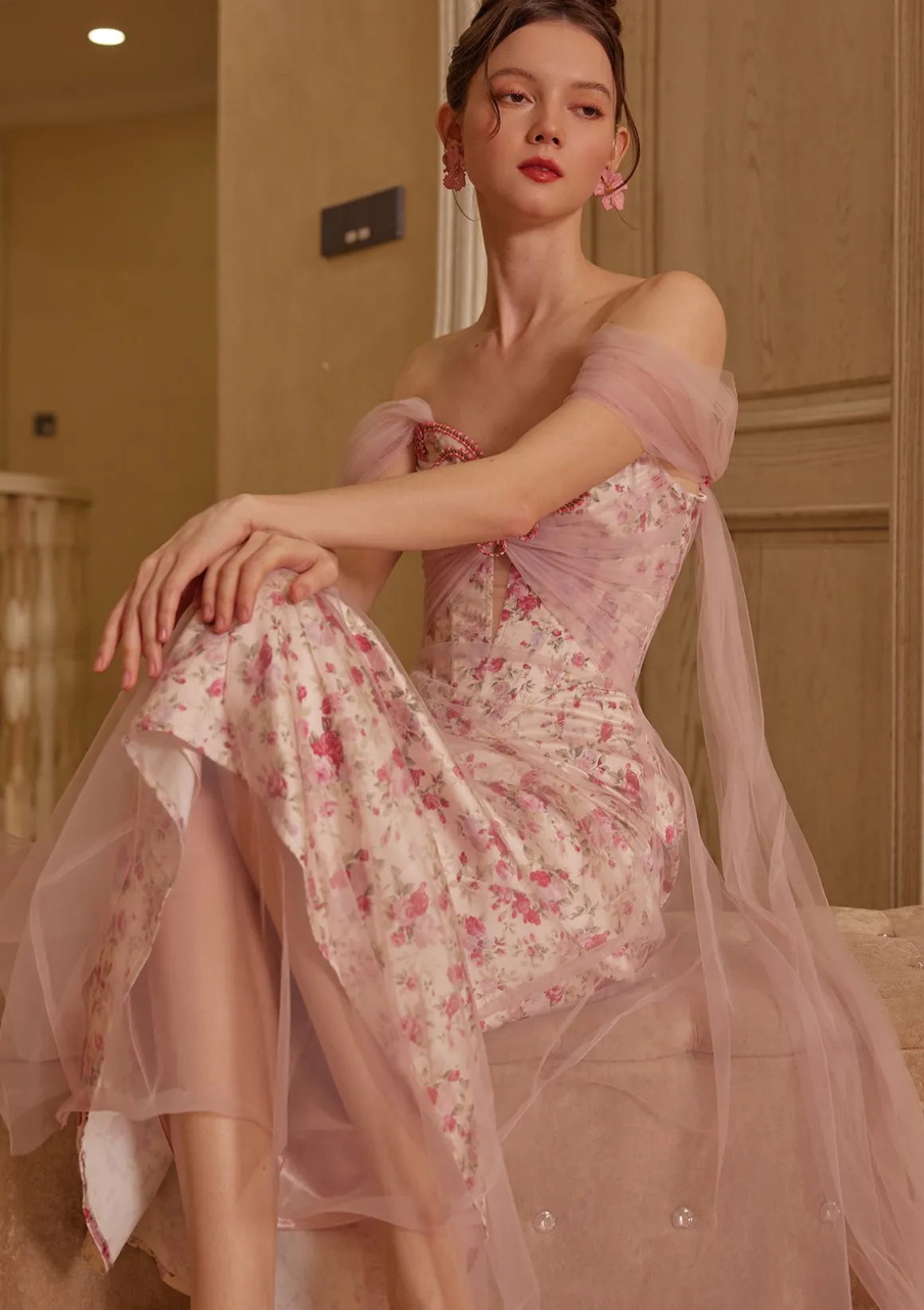 Floral Disc Fairy Corset Dress