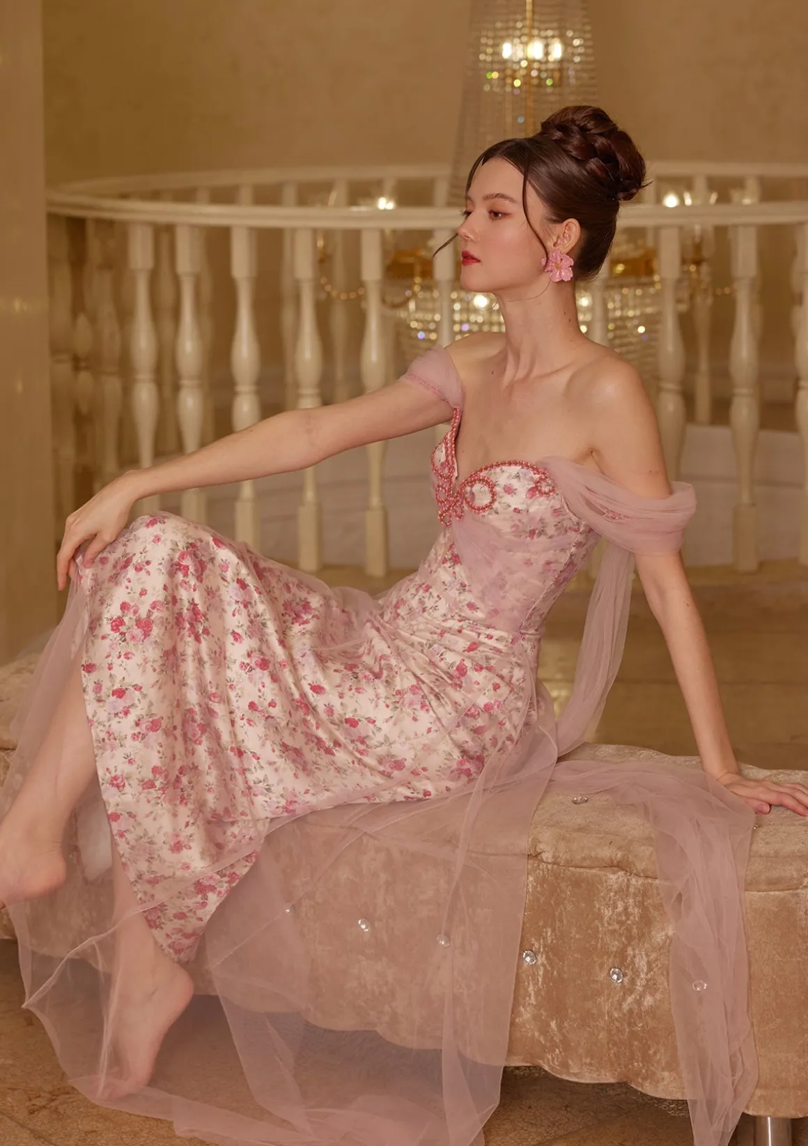 Floral Disc Fairy Corset Dress