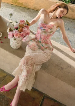Floral Mirror Skirt