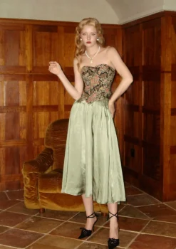 Flower & Mirror Skirt
