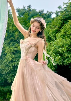 Flower Kissing Wonderland Corset Dress