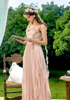 Flower Kissing Wonderland Corset Dress
