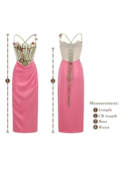 Flower Vine Phantom Corset Dress