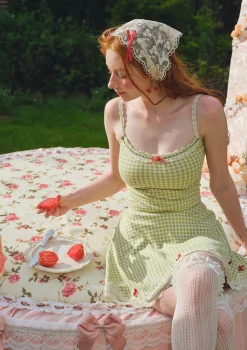Matcha Cranberry Skirt