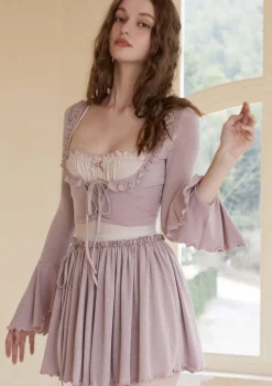 Miss Taro Knit Pantskirt