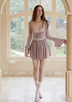 Miss Taro Knit Pantskirt