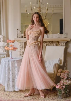 Peach Fairy Gauze Skirt